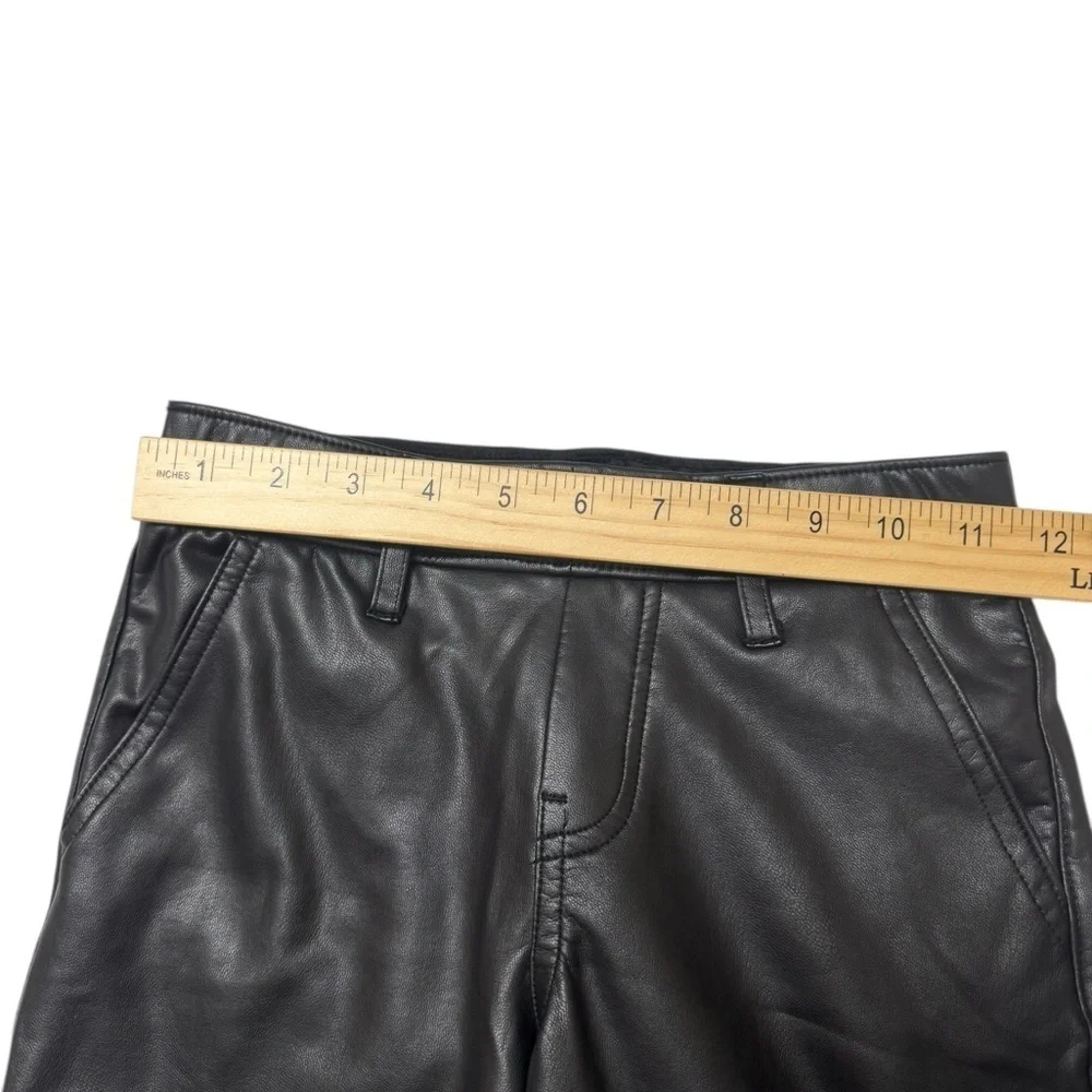 Vegan Faux Leather Pants